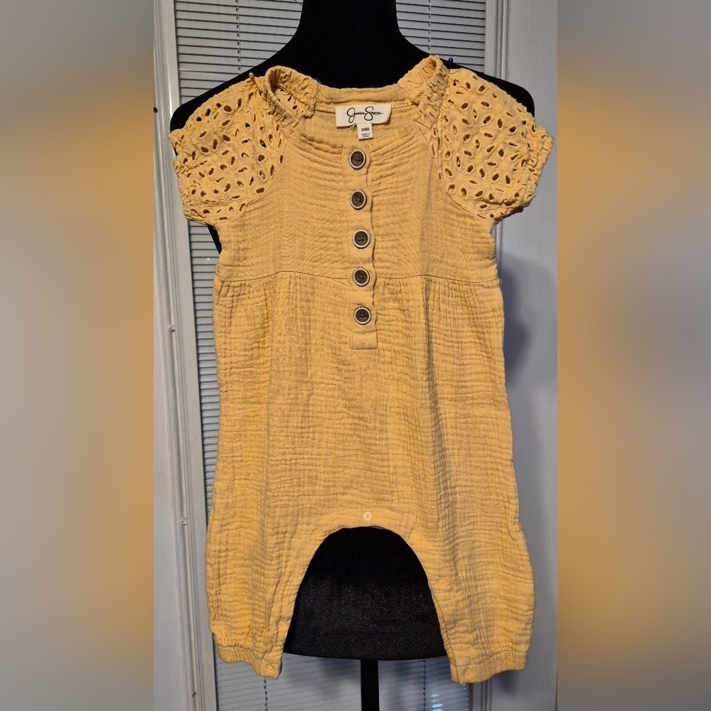 Jessica Simpson BABY Button-Up Top with Eyelet Detail
